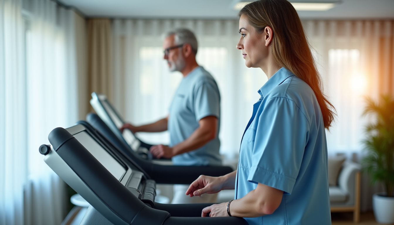 Consultation de kinésithérapie avec évaluation de la marche d