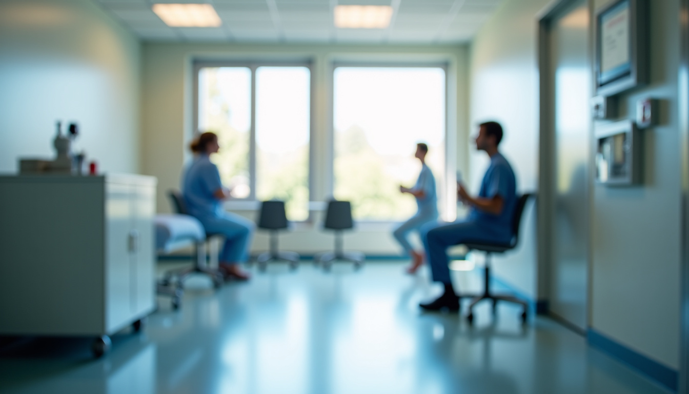 Intérieur du cabinet Kiné Respi Assistance à Caluire, espace de soins respiratoires