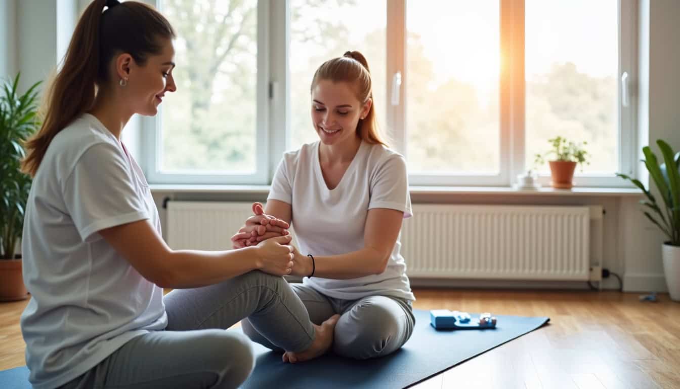 Quels exercices de kiné pour une entorse de la cheville en 2026 ?