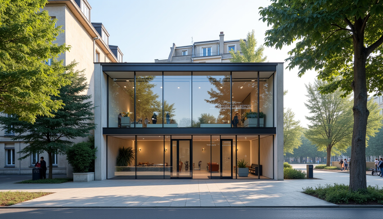 Façade extérieure du centre CKRF Lyon Mermoz, situé place Marc Sangnier dans le 8e arrondissement