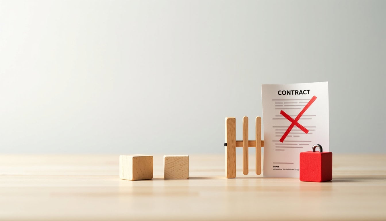 Infographie illustrant les clauses d