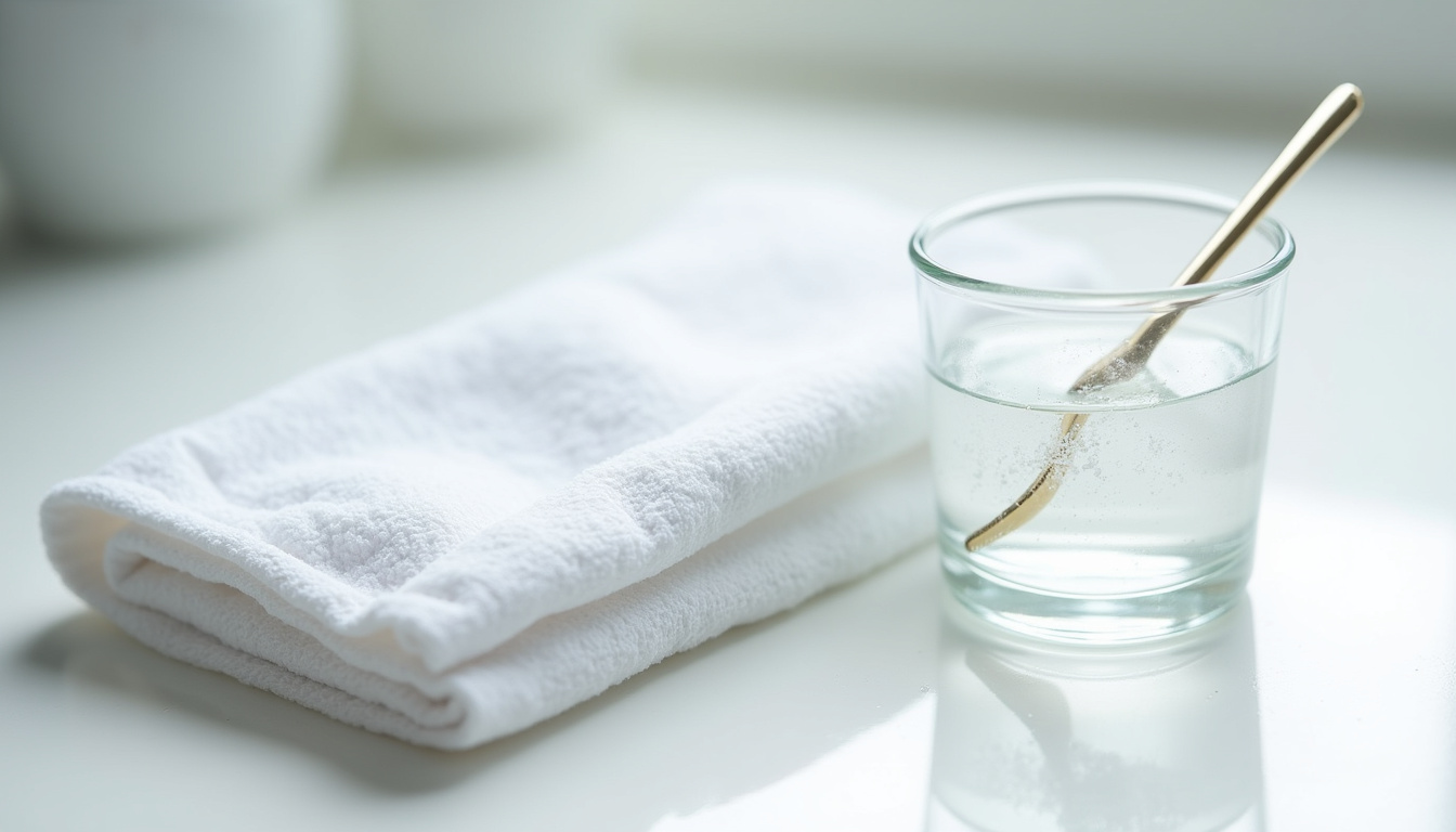 Premiers soins en cas de douleur dentaire: application d'une compresse froide et rinçage à l'eau salée