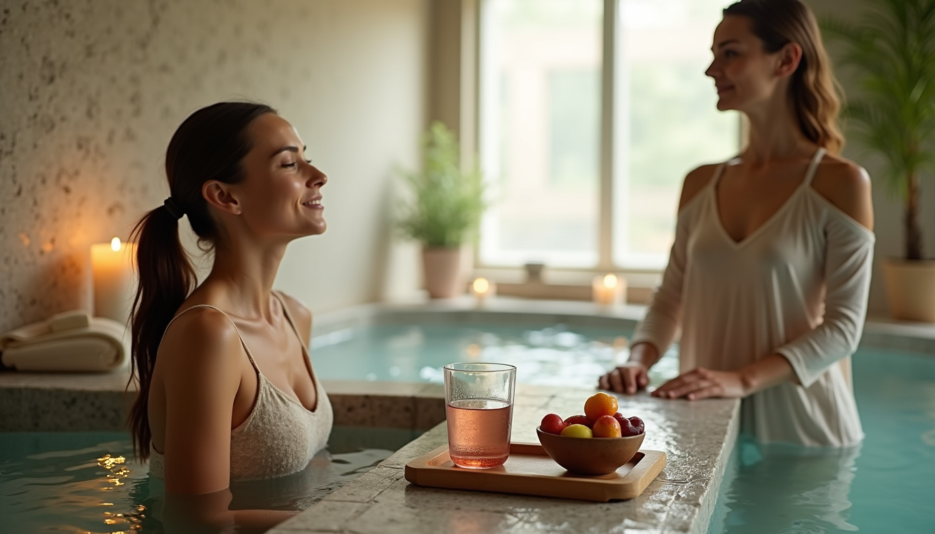 Soins thermaux et accompagnement nutritionnel pendant une cure