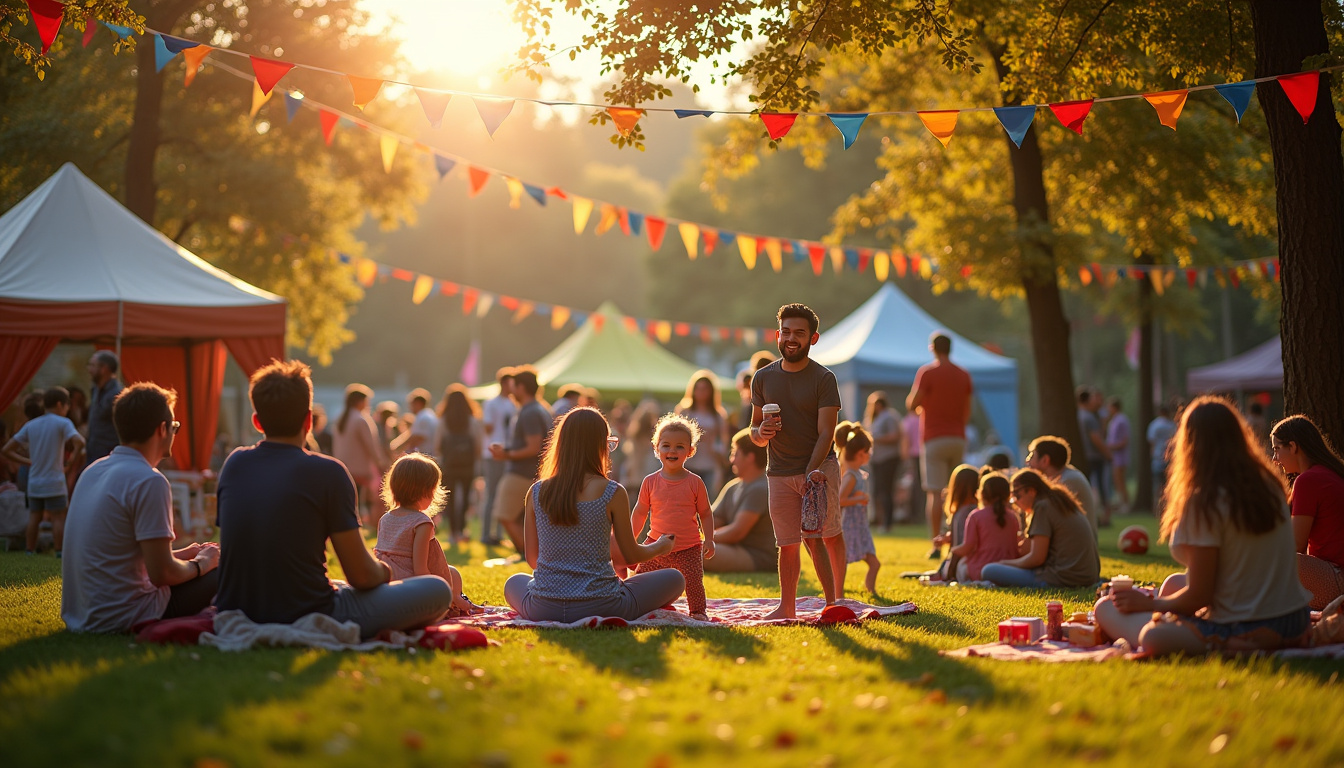 Festival Nos Puissantes Amitiés à Lyon en plein air avec animations et public familial