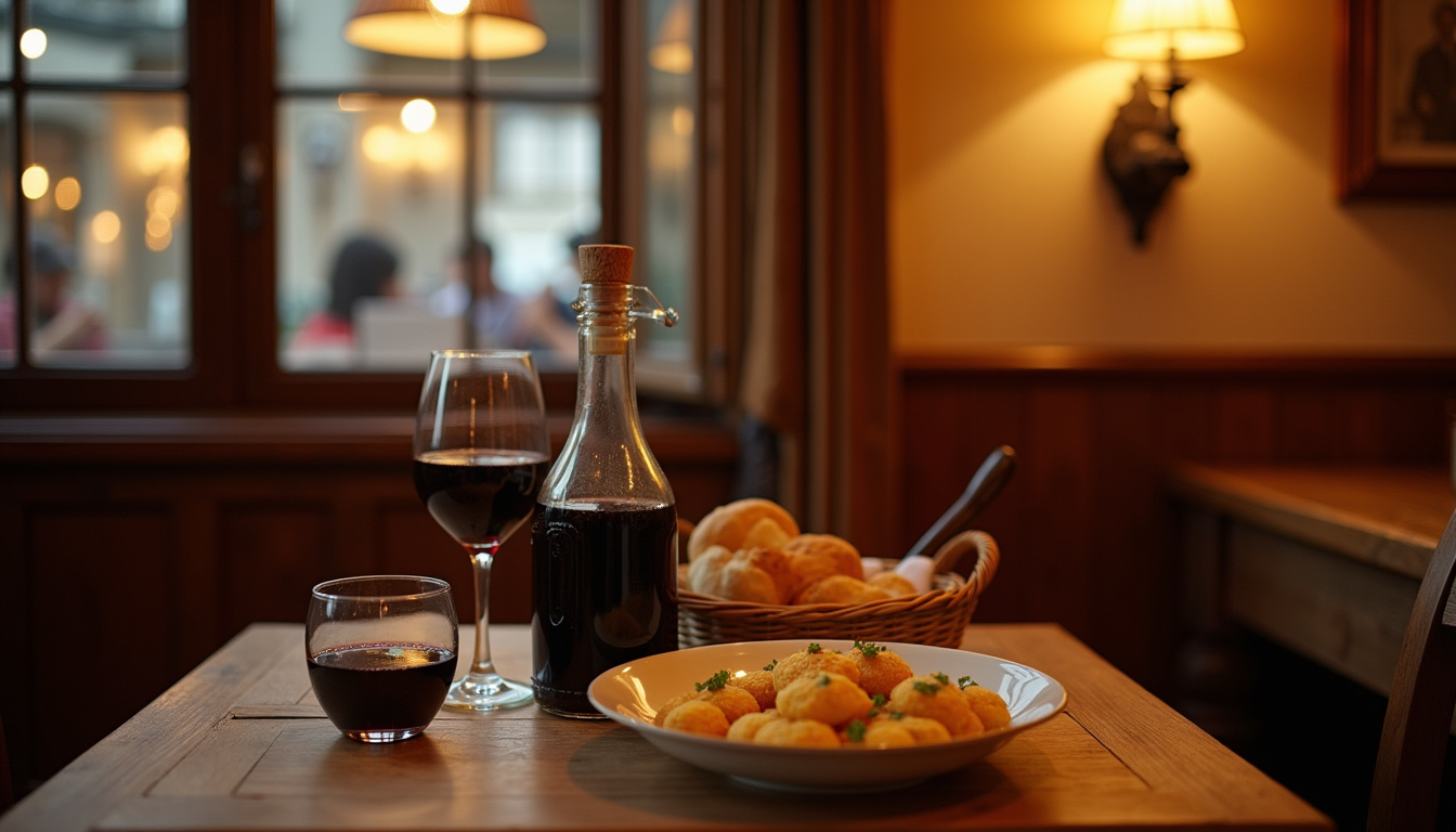 Dîner dans un restaurant typique rue Mercière à Lyon